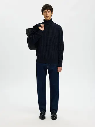 SELECTED | Rollkragenpullover SLHTOM | blau